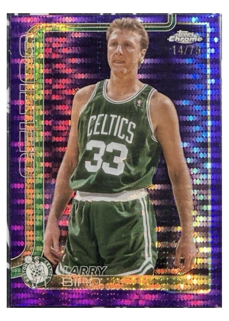 2025 Topps Chrome Larry Bird #243 card