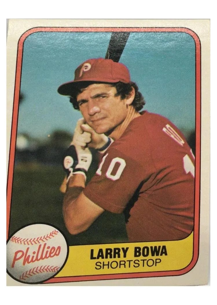 1981 Fleer Larry Bowa #2 card