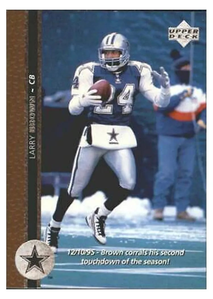 1996 Upper Deck Larry Brown #36 card