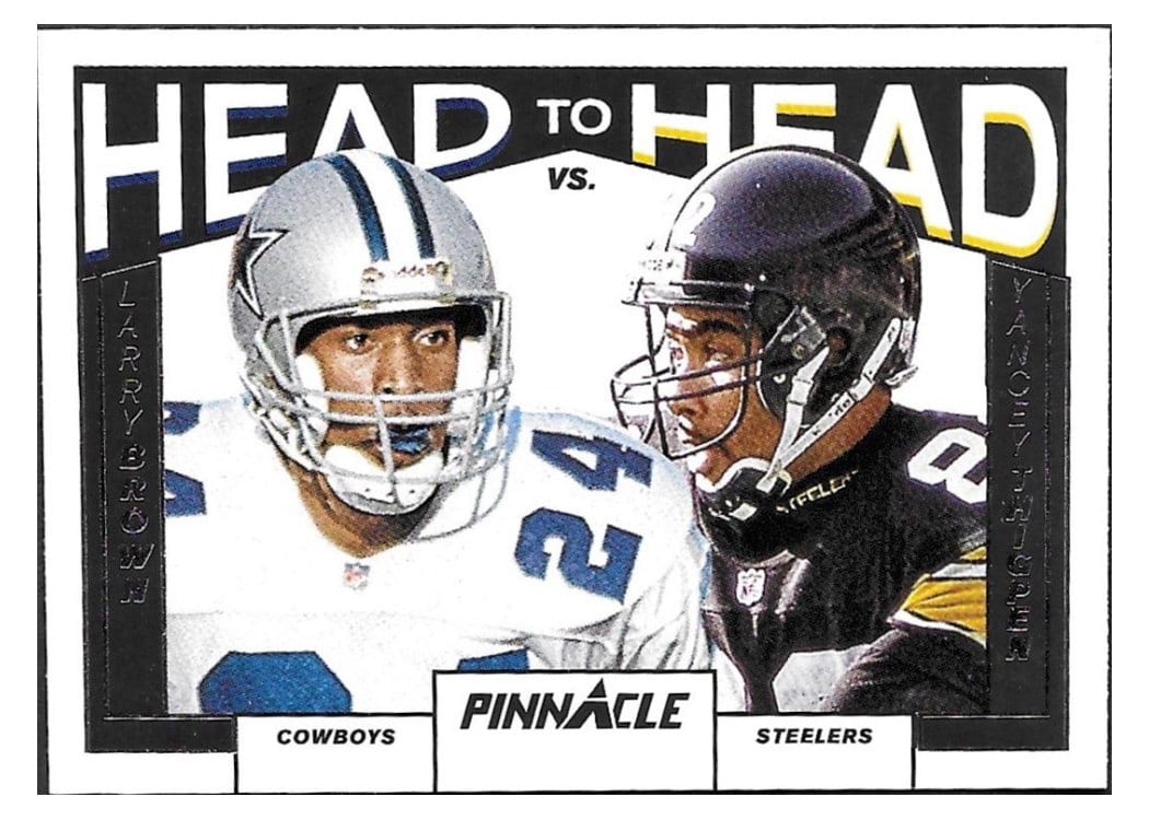 2024 Panini Encore Pinnacle Head to Head Larry Brown/Yancey Thigpen #12 card