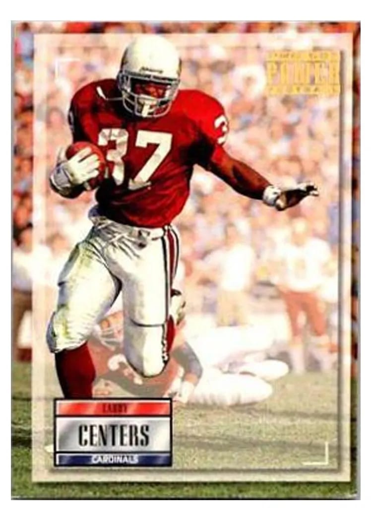 1993 Pro Set Power Larry Centers Gold #37 card