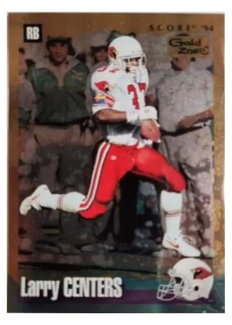 1994 Panini Score Larry Centers Gold Zone #24 card