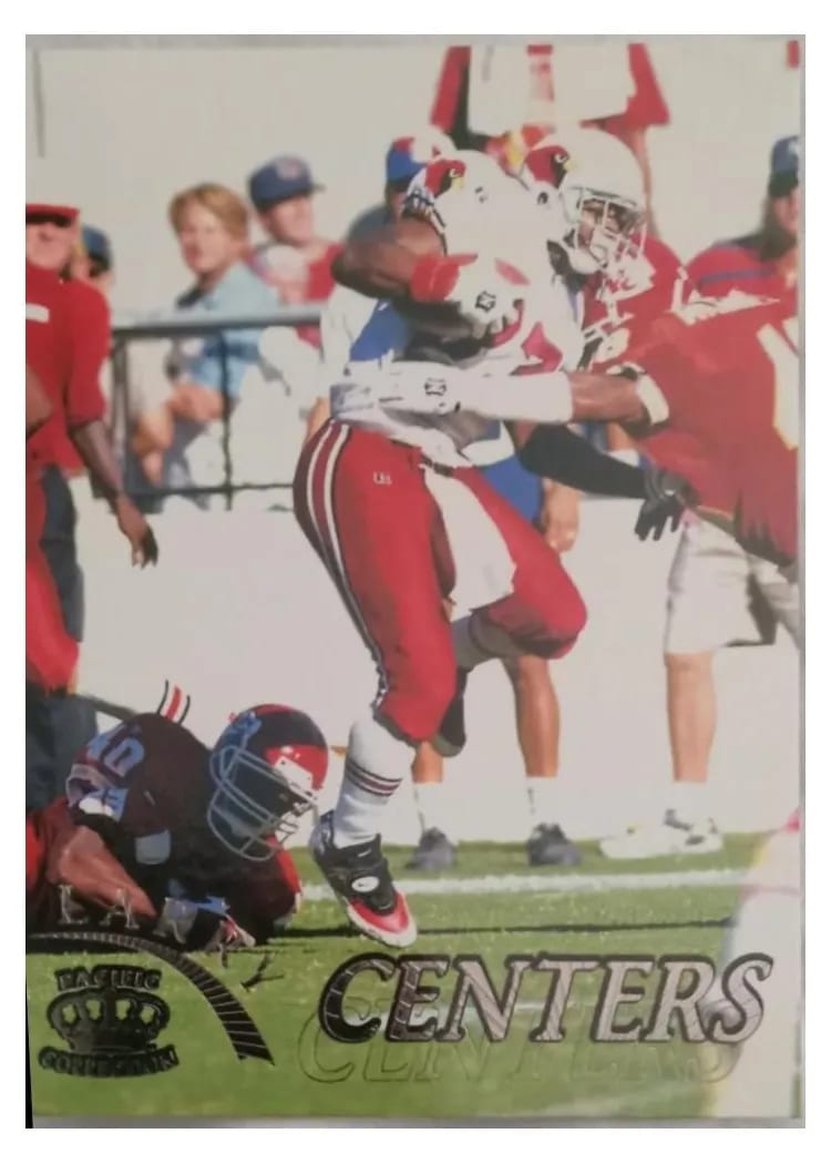 1996 Pacific Gridiron Larry Centers #1 card