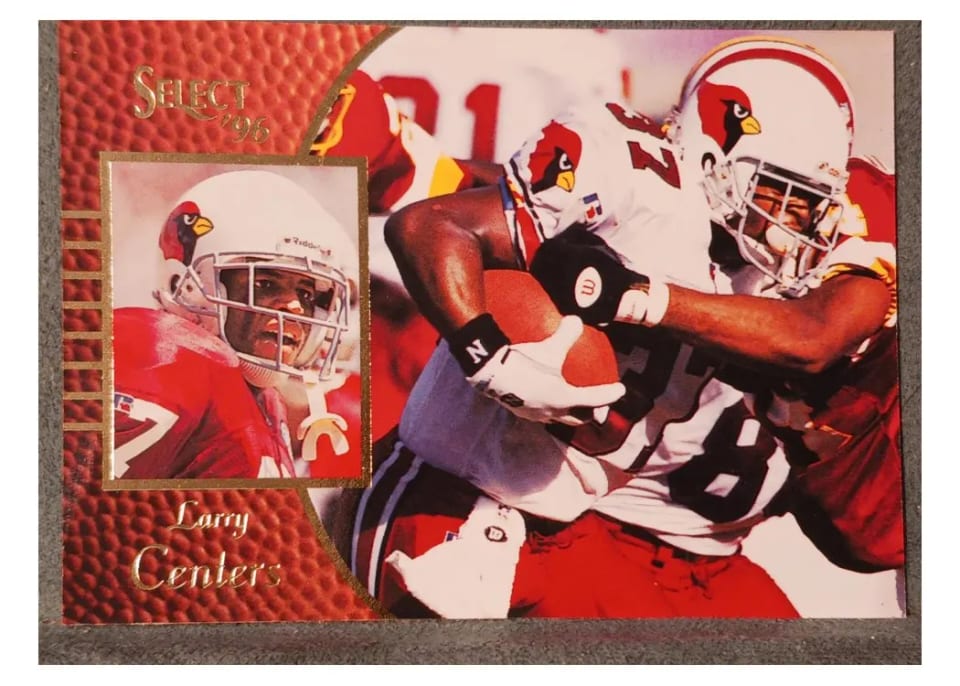 1996 Select Larry Centers #4 card