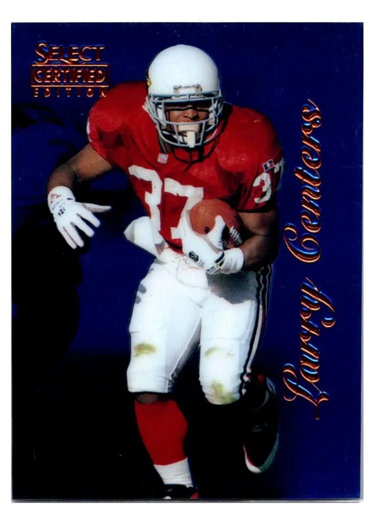 1996 Select Certified Larry Centers Blue #46 card
