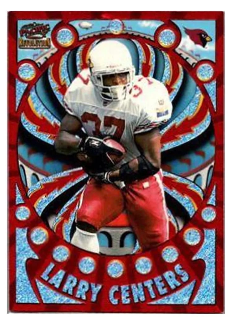 1997 Pacific Revolution Larry Centers Red #1 card