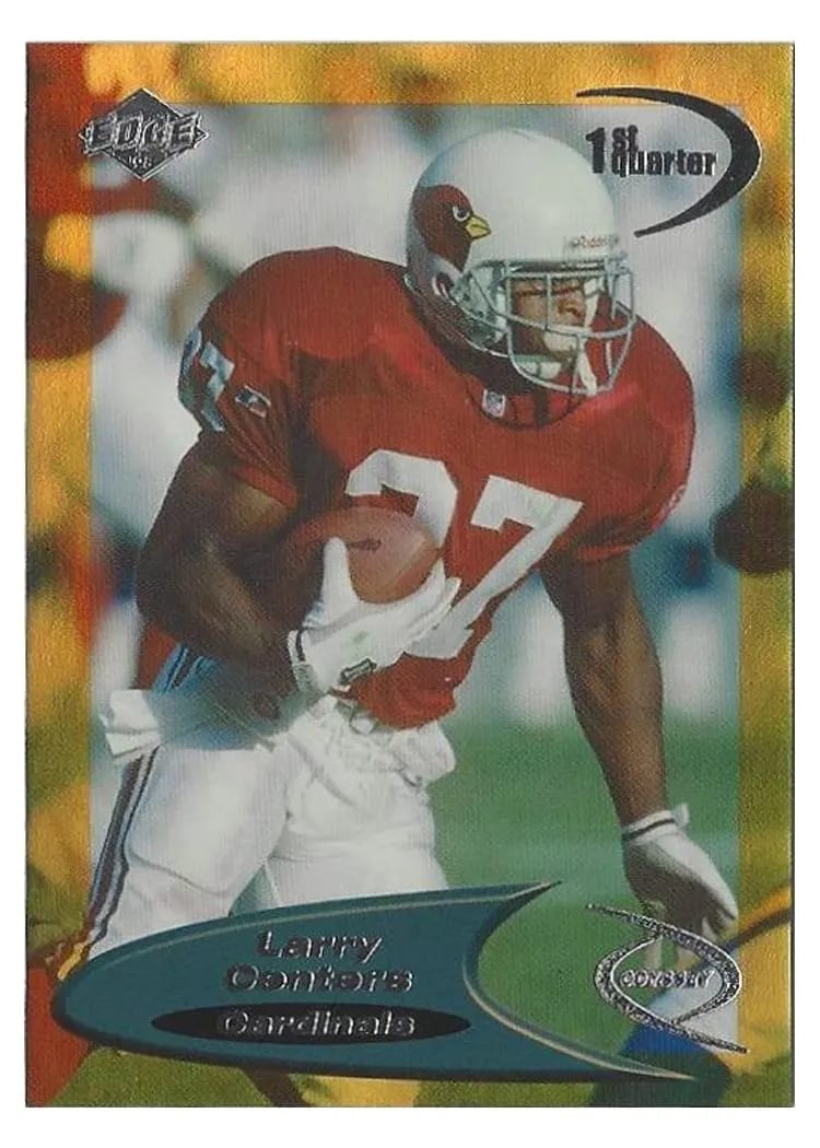 1998 Collector's Edge Odyssey Larry Centers HoloGold #9 card