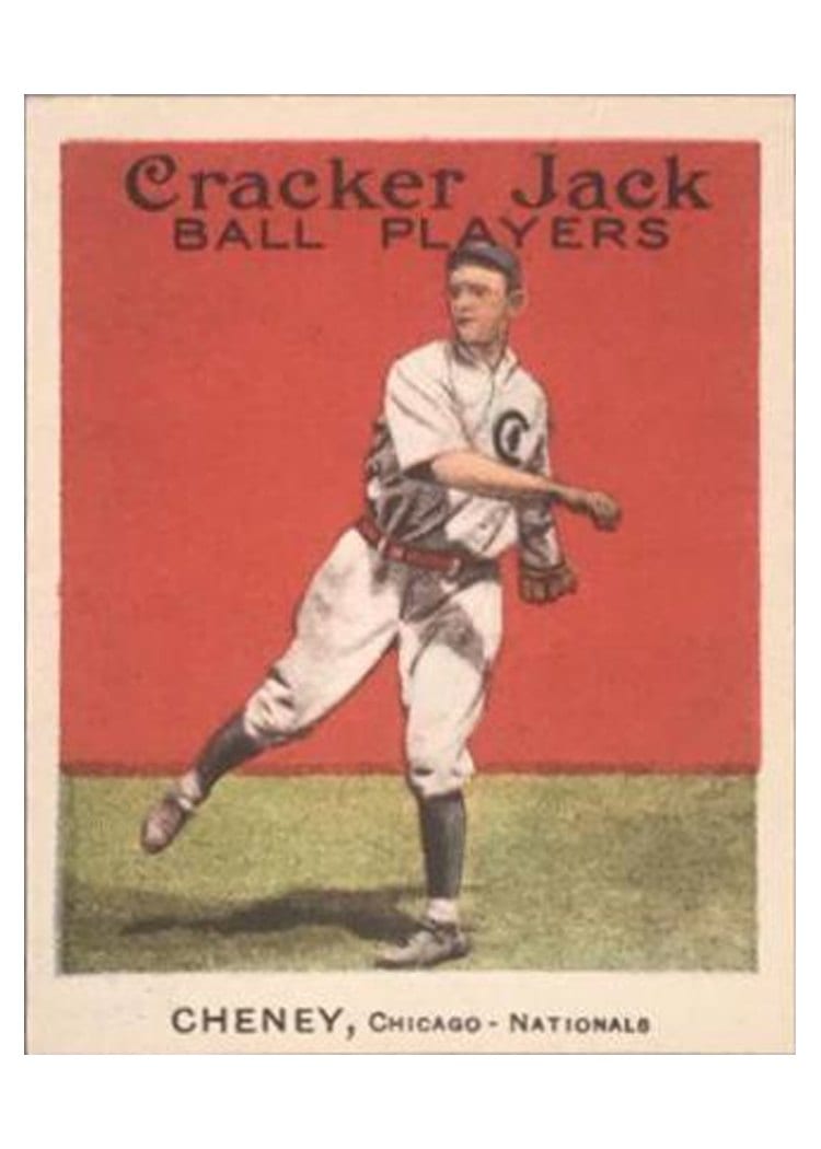 1915 Cracker Jack Larry Cheney #89 card
