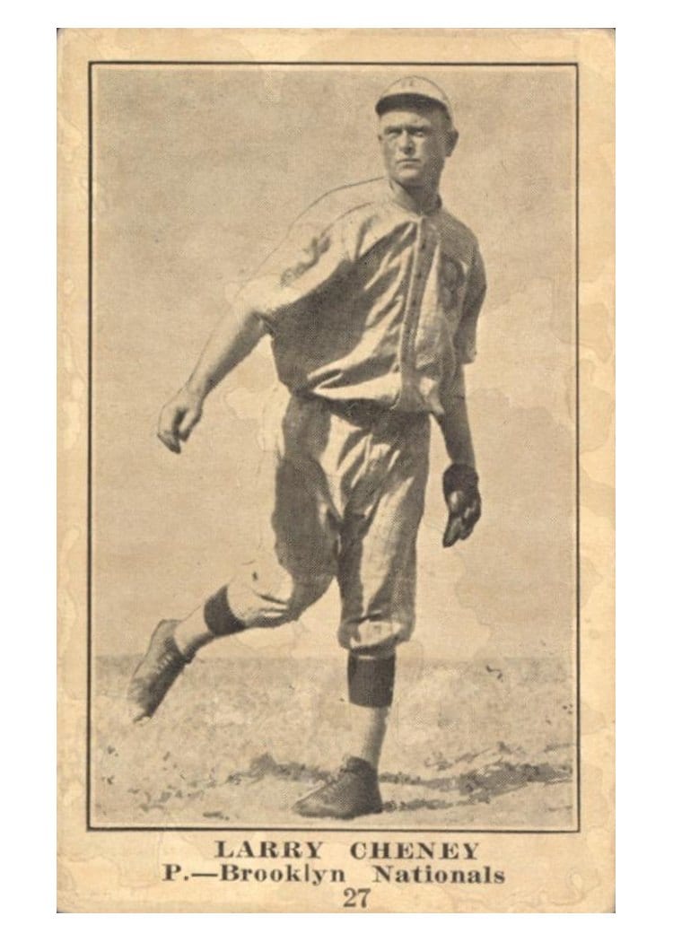 1917 Boston Store Larry Cheney #27 card