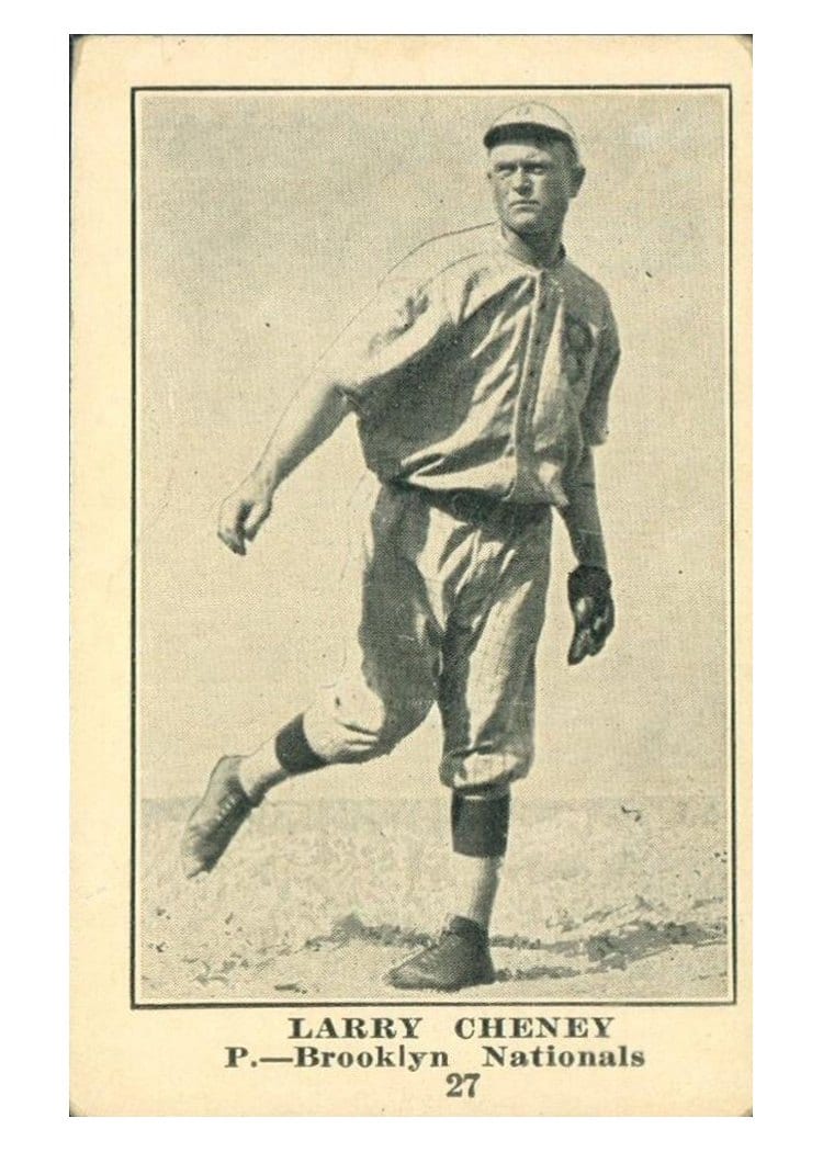 1917 Collins McCarthy Larry Cheney #27 card