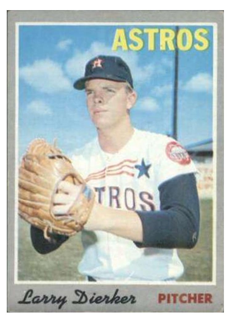 1970 Topps Larry Dierker #15 card