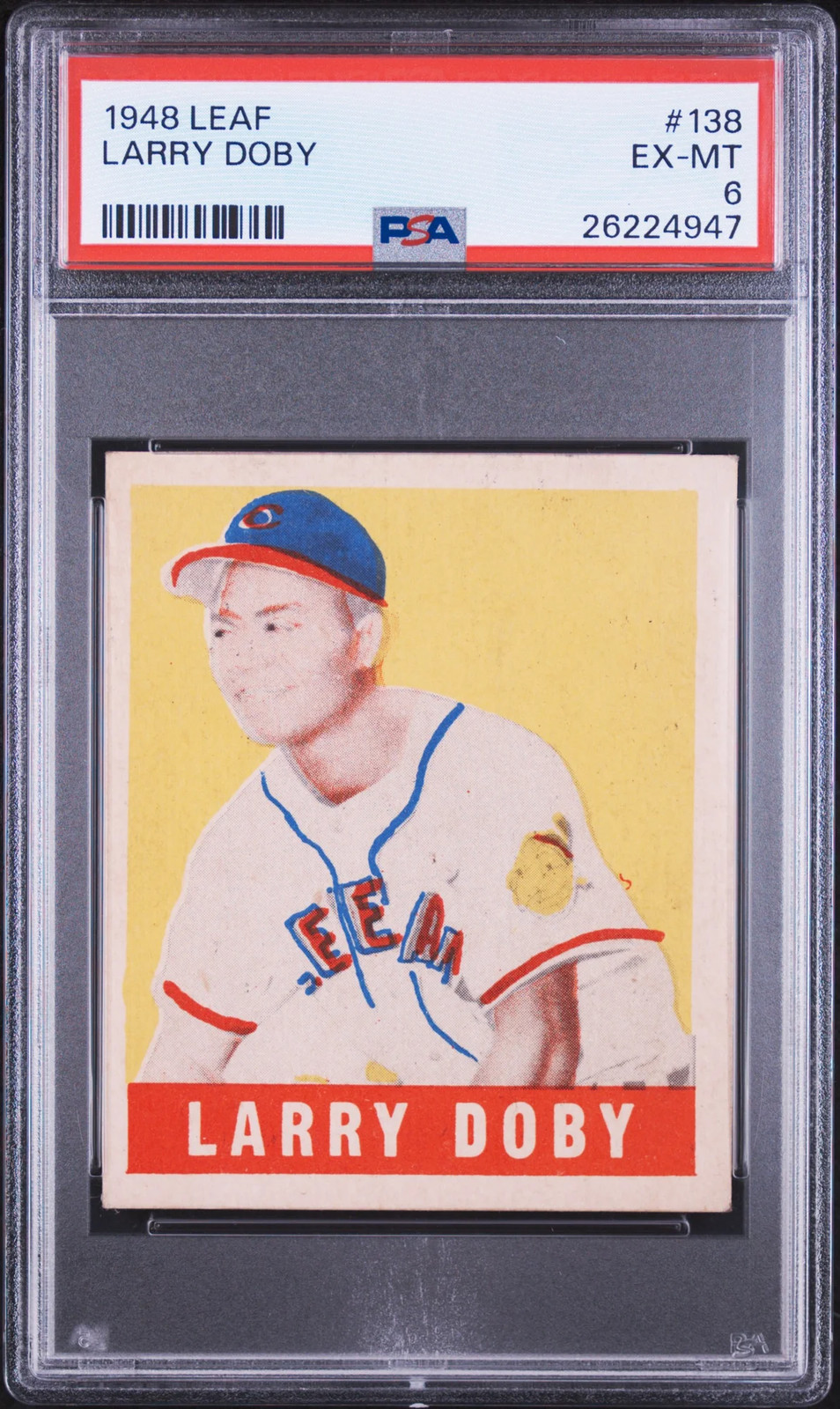 1948 Leaf Larry Doby #138 card