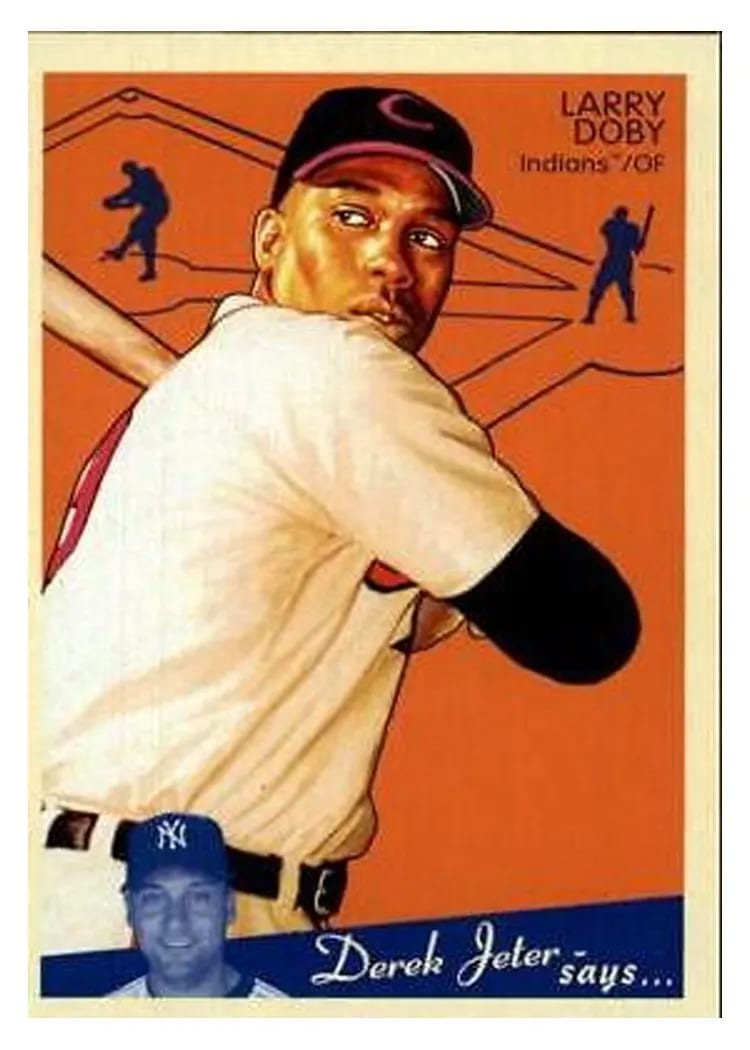 2008 Upper Deck Goudey Larry Doby #55 card