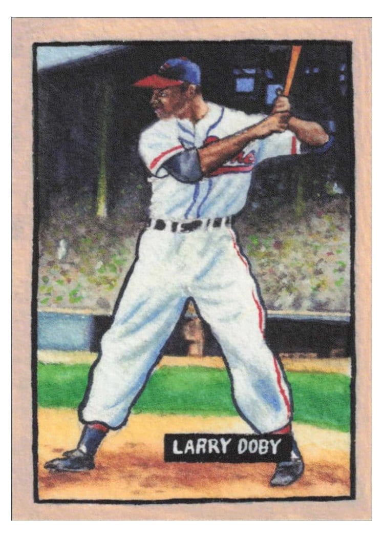 2025 Topps Shoebox Treasures 1951 Bowman SP Larry Doby #B51-6 card