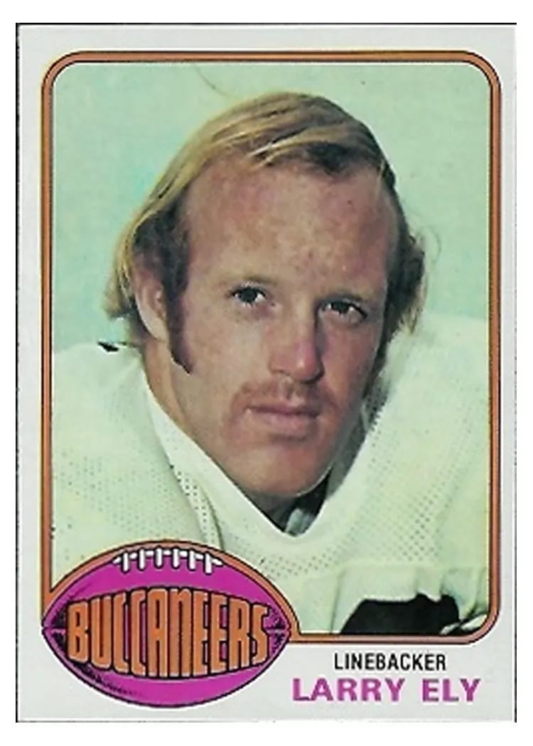 1976 Topps Larry Ely #243 card