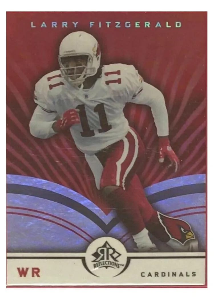 2005 Upper Deck Reflections Larry Fitzgerald #1 card