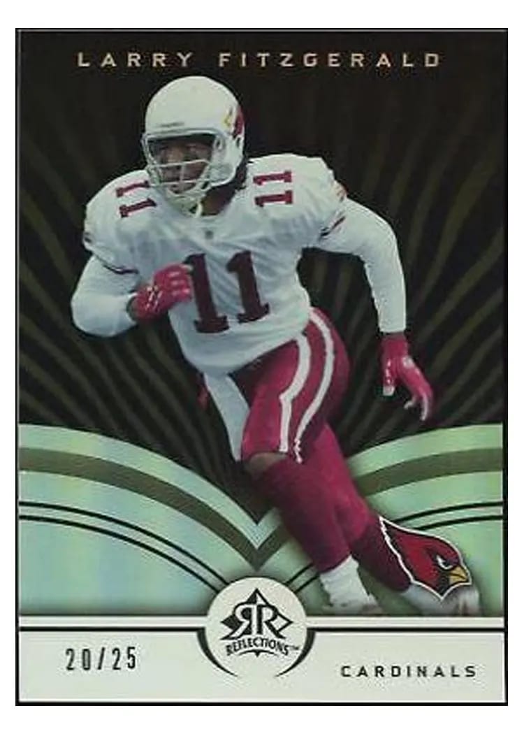 2005 Upper Deck Reflections Larry Fitzgerald #1 card