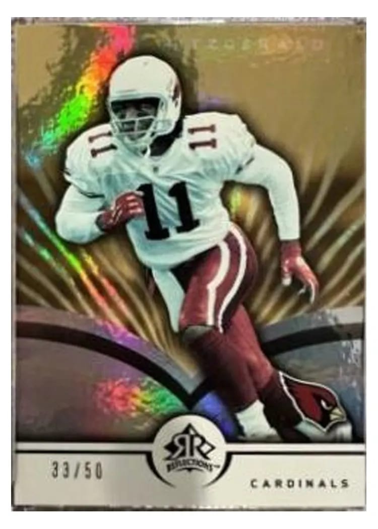 2005 Upper Deck Reflections Larry Fitzgerald #1 card