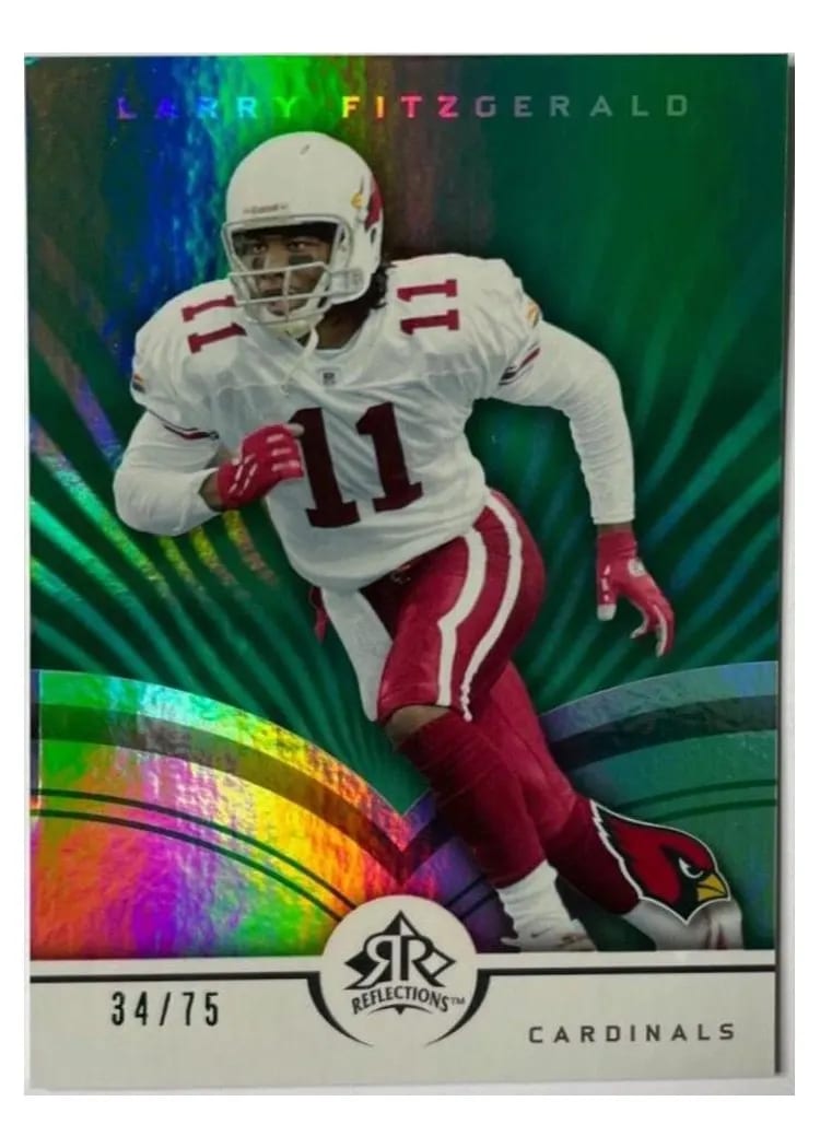 2005 Upper Deck Reflections Larry Fitzgerald #1 card