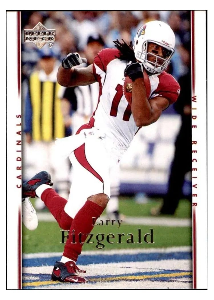 2007 Upper Deck Larry Fitzgerald #4 card