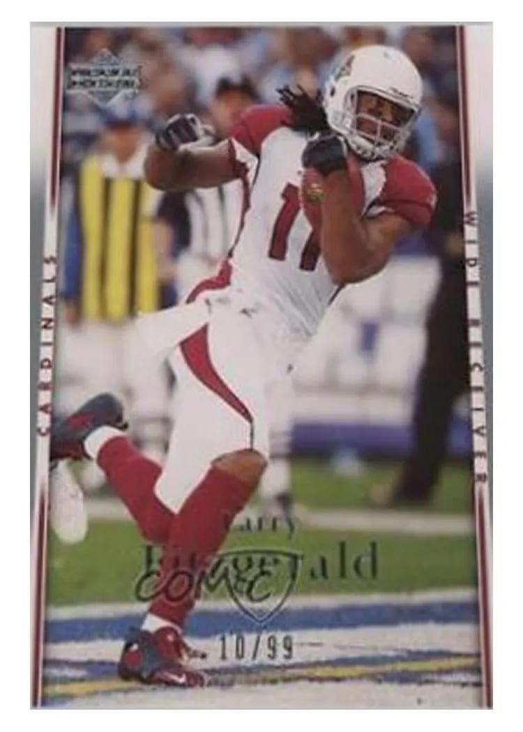 2007 Upper Deck Larry Fitzgerald Silver #4 card