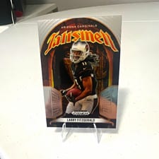 2025 Panini Prizm Black Talismen Larry Fitzgerald #9 card