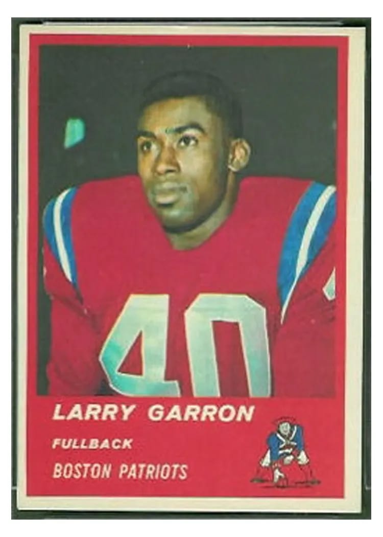 1963 Fleer Larry Garron #1 card