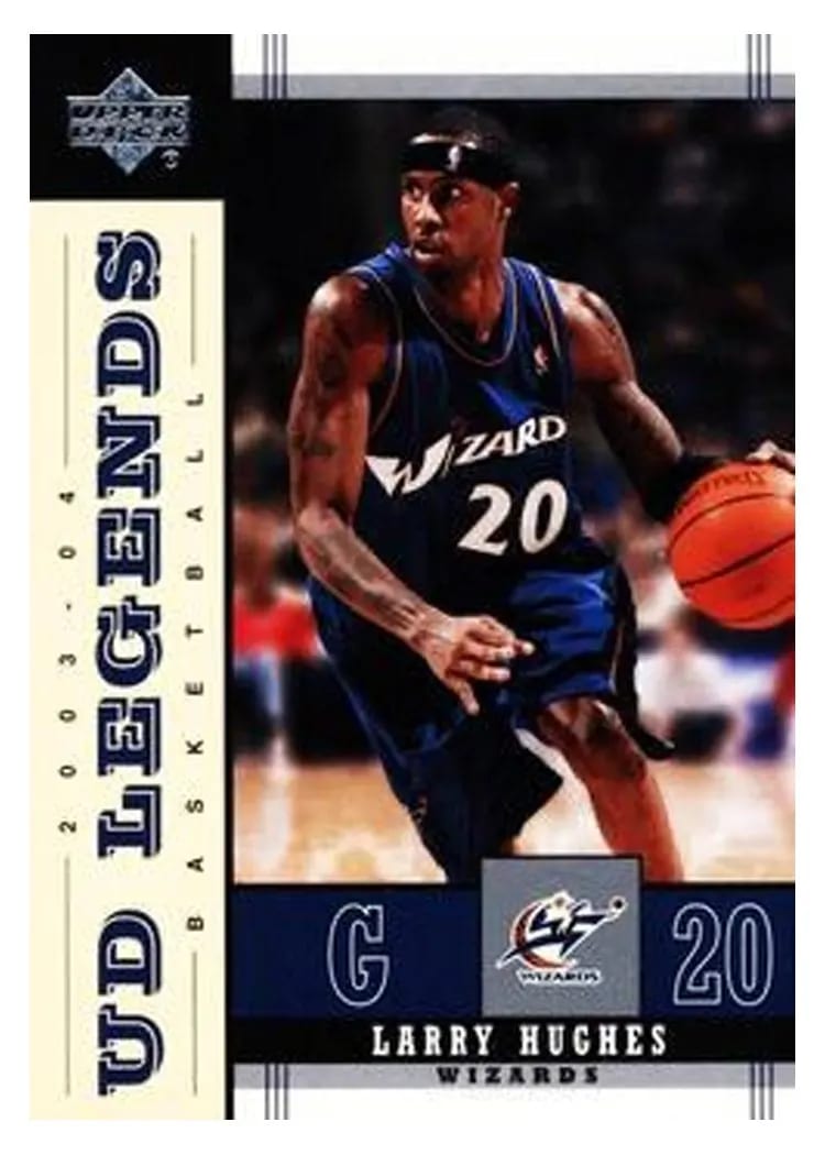 2003 Upper Deck Legends Larry Hughes #89 card