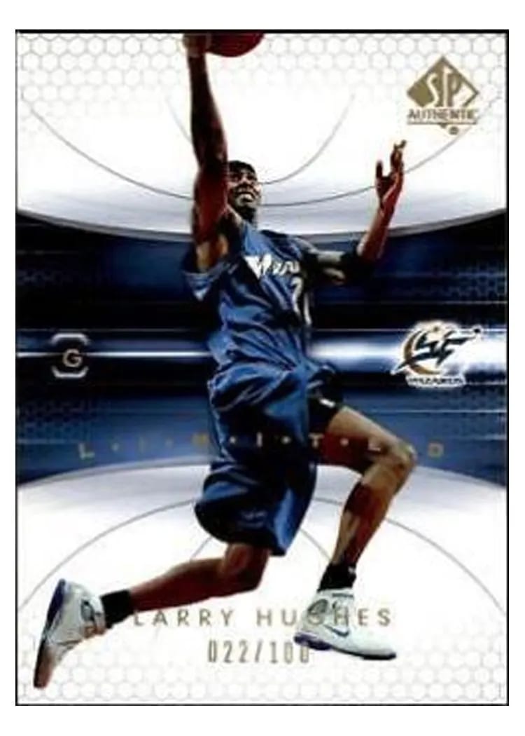 2004 SP Authentic Larry Hughes #90 card