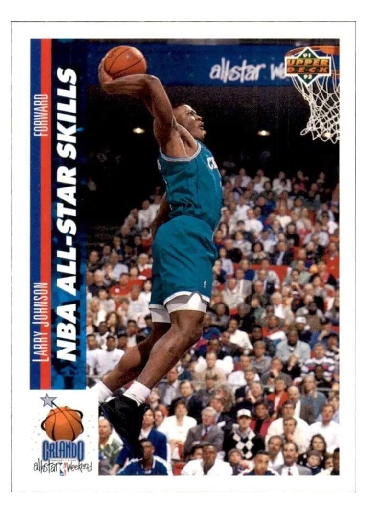 1991 Upper Deck Larry Johnson #480 card