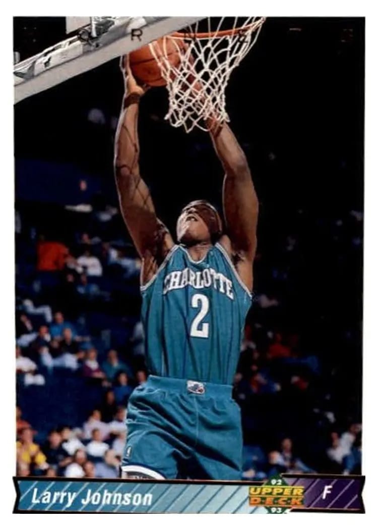 1992 Upper Deck Larry Johnson #287 card