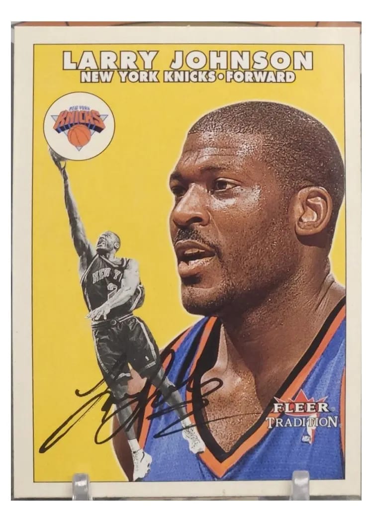 2000 Fleer Tradition Larry Johnson #79 card
