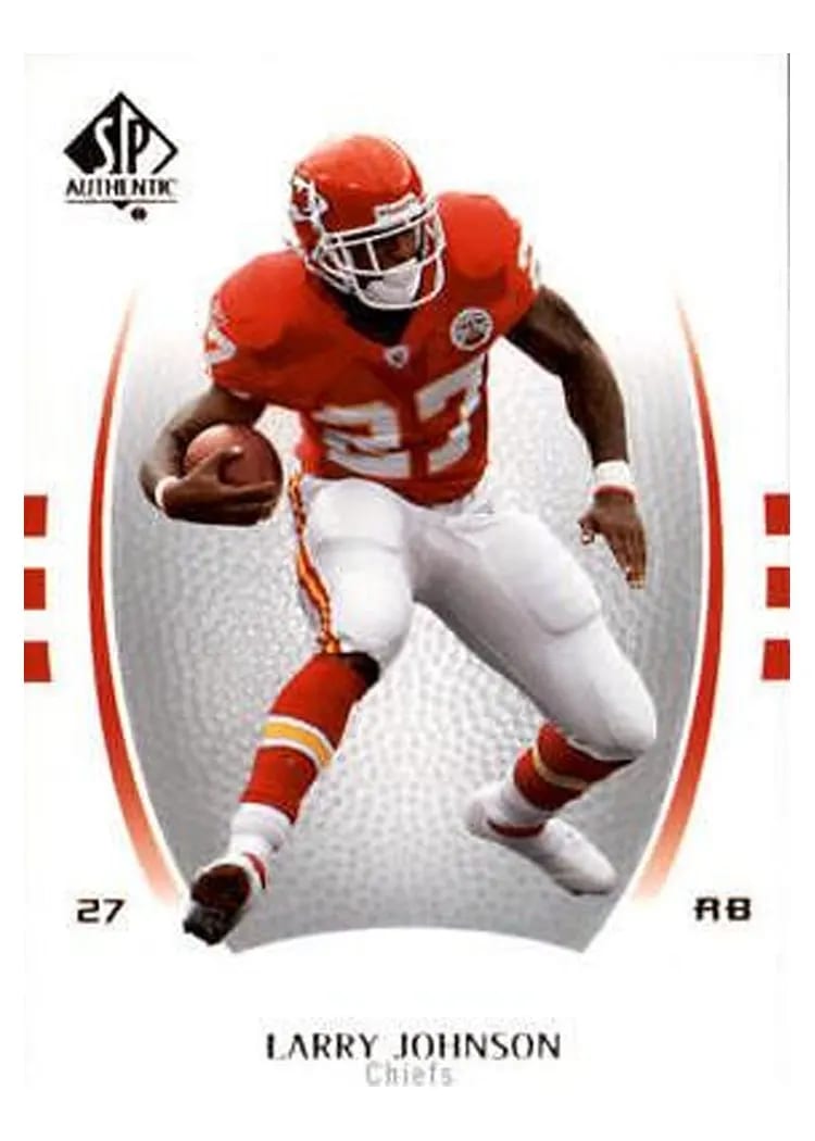 2007 SP Authentic Larry Johnson #52 card