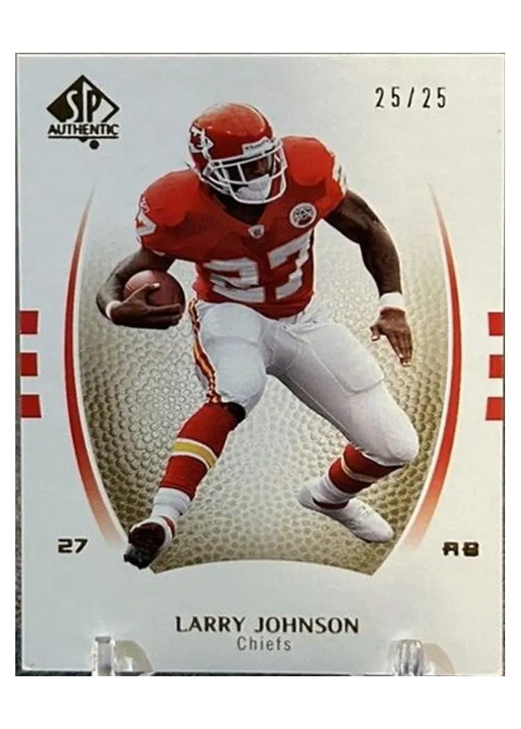 2007 SP Authentic Larry Johnson #52 card