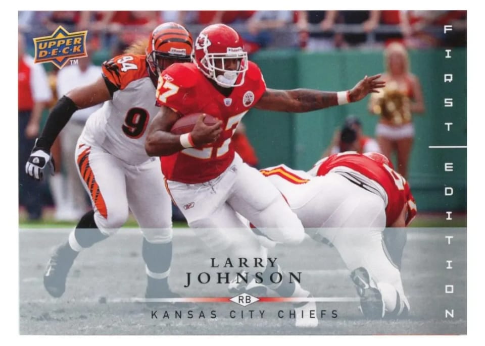2008 Upper Deck First Edition Larry Johnson #75 card