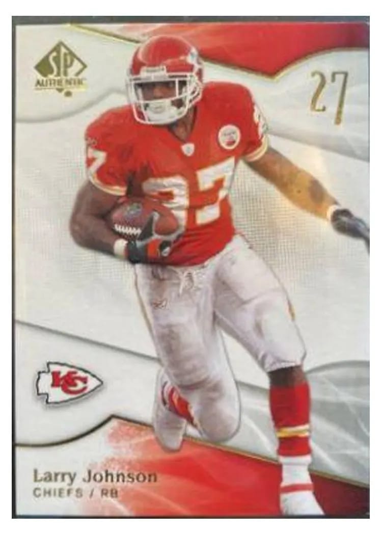 2009 SP Authentic Larry Johnson #45 card