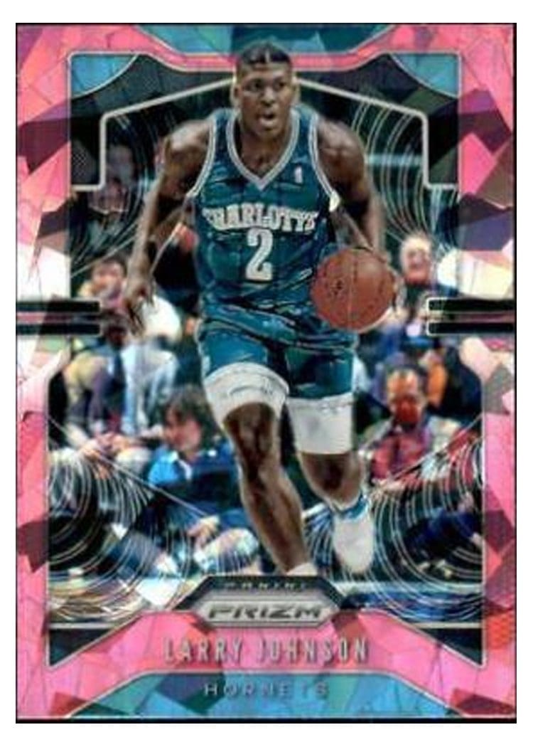 2019-20 Panini Prizm Base Set Larry Johnson Pink Ice Prizm #15 card