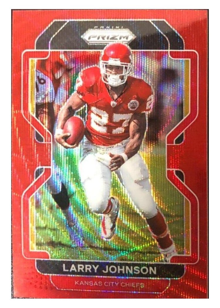 2021 Panini Prizm Base Set Larry Johnson #196 card