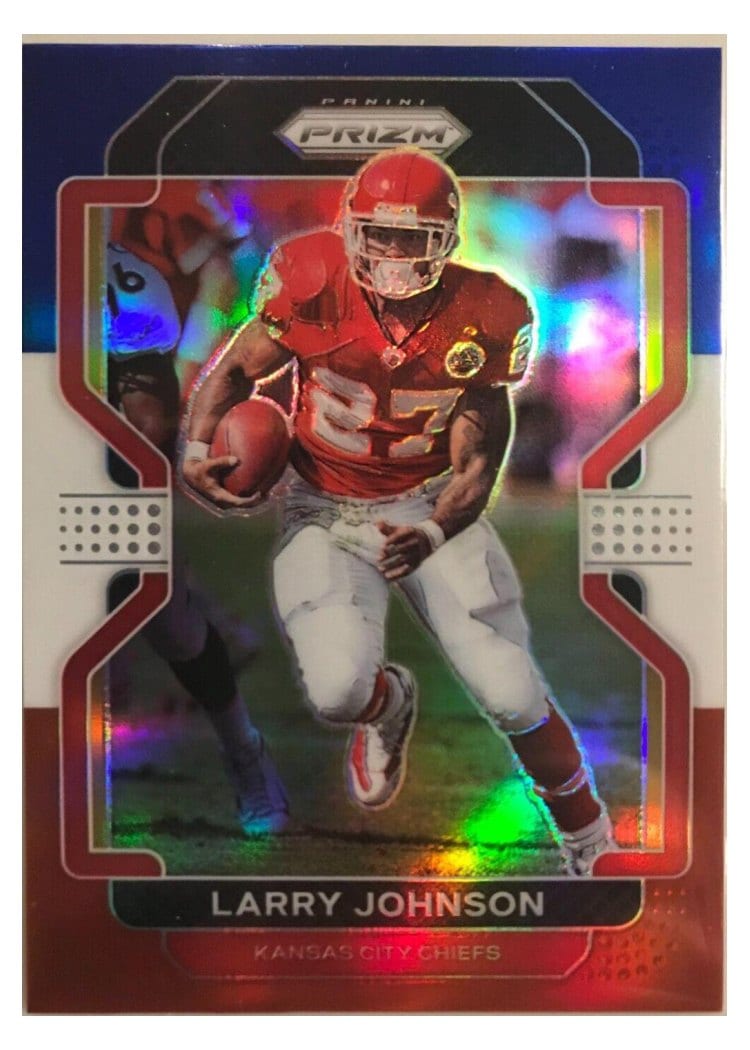 2021 Panini Prizm Base Set Larry Johnson #196 card