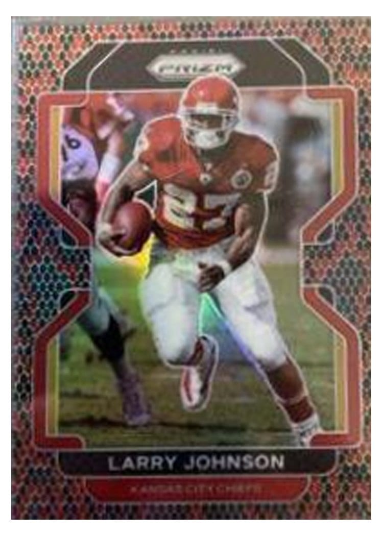 2021 Panini Prizm Base Set Larry Johnson #196 card