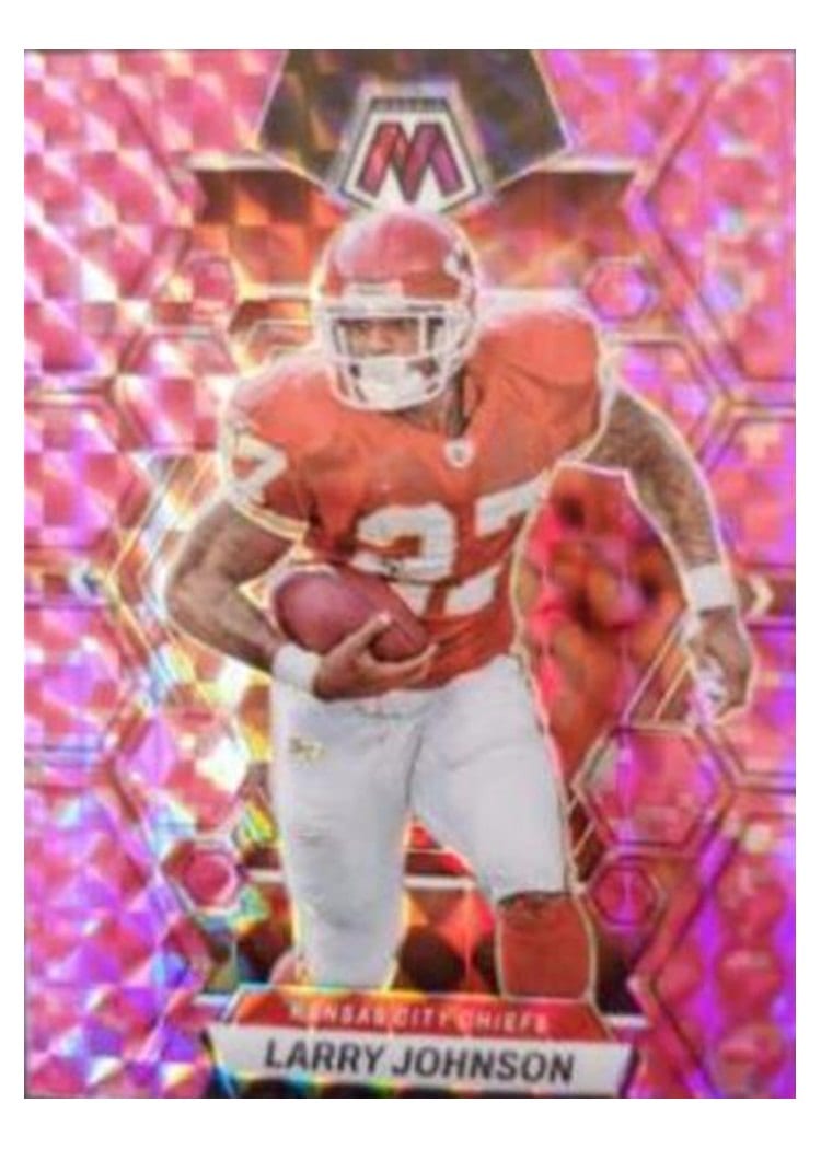 2023 Panini Mosaic Base Set Larry Johnson #117 card