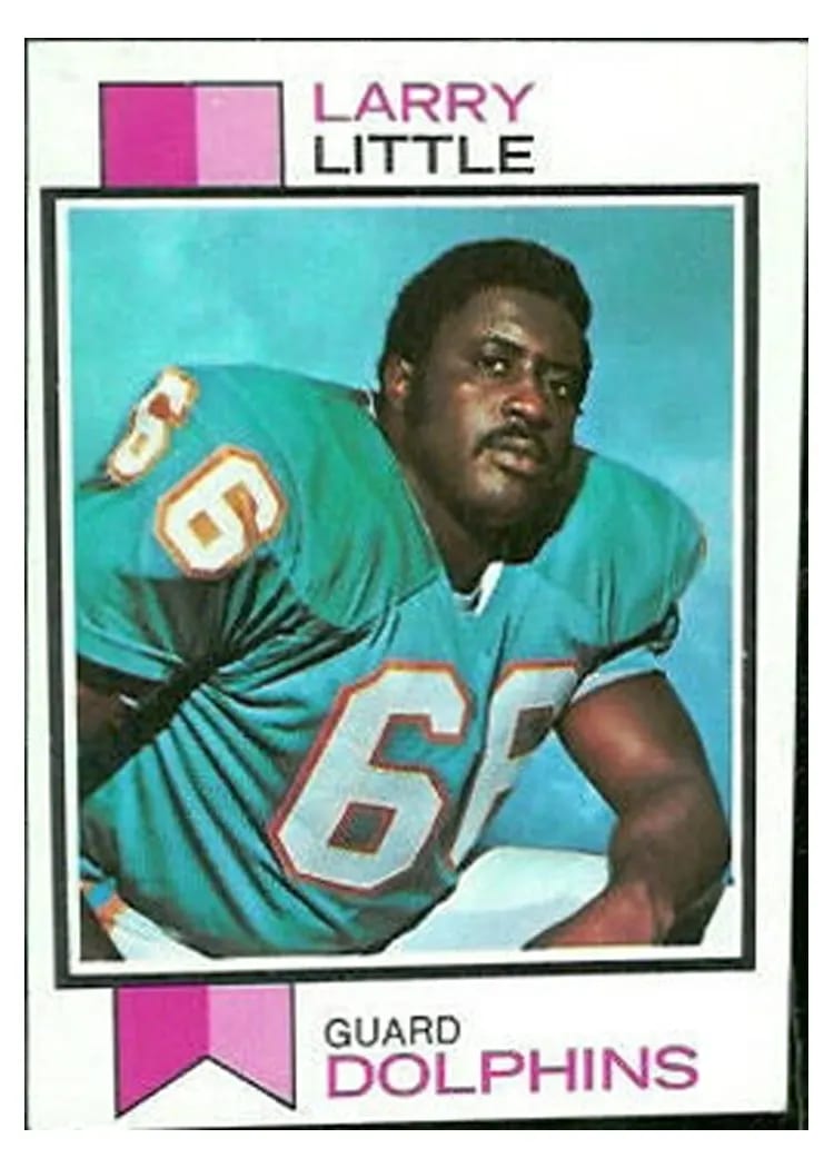 1973 Topps Larry Little #440 card