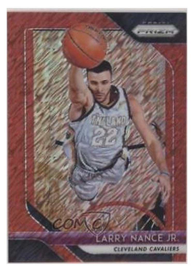 2018-19 Panini Prizm Base Set Larry Nance Jr. Red Shimmer Prizm #210