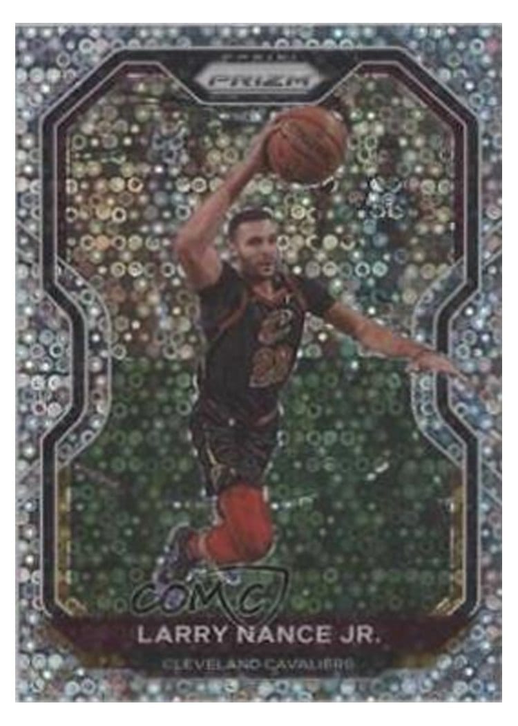 2020-21 Panini Prizm Base Set Larry Nance Jr. Fast Break Prizm #191 card
