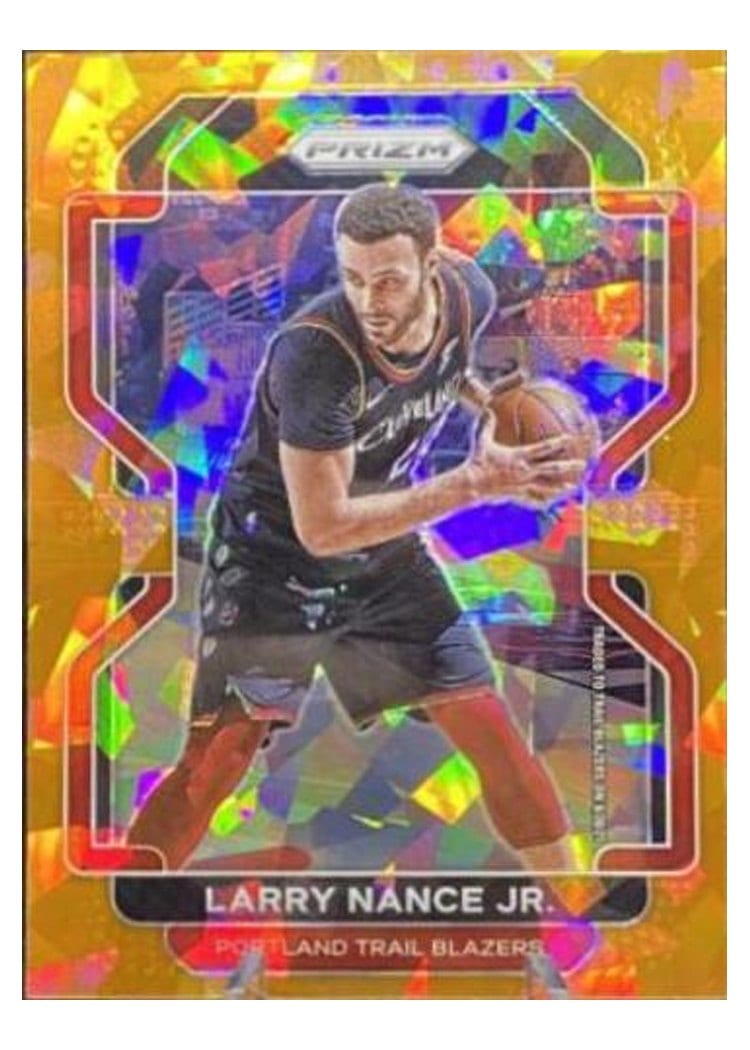 2021-22 Panini Prizm Base Set Larry Nance Jr. Orange Ice Prizm #126 card