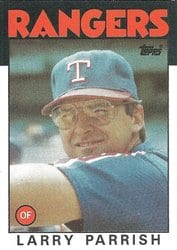 1986 Topps Base Set Larry Parrish #238 card