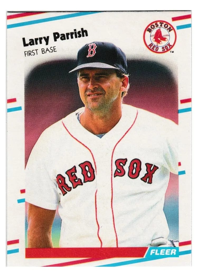 1988 Fleer Update Larry Parrish #U-7 card