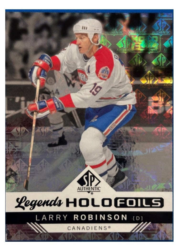 2024-25 SP Authentic Holofoil Legends Larry Robinson #HFL-13 card