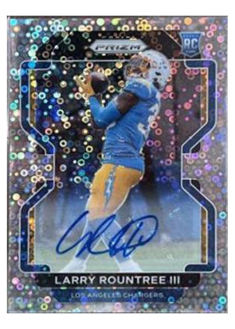 2021 Panini Prizm Base Set Larry Rountree III #401 card