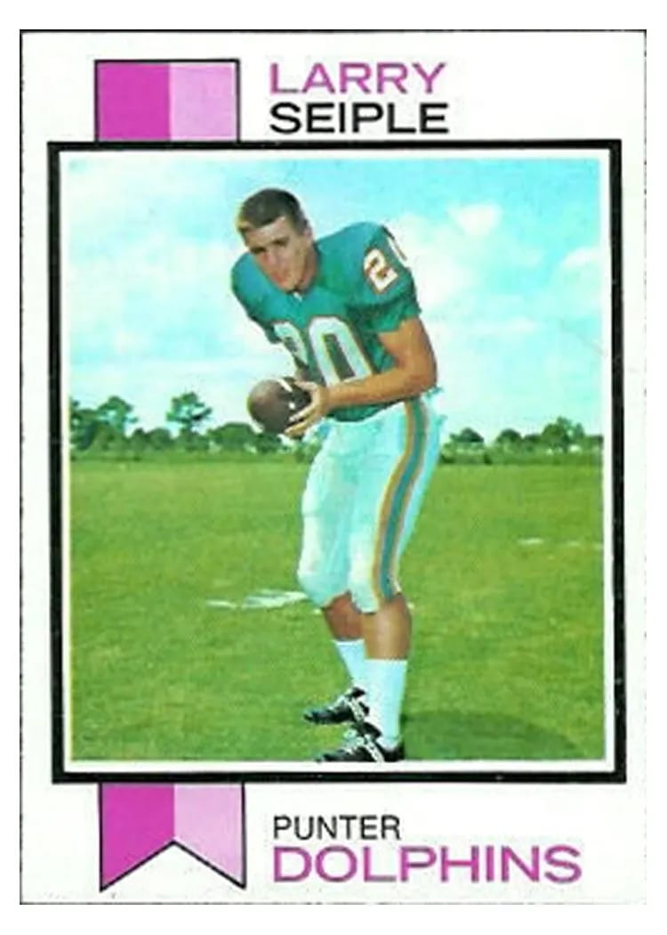 1973 Topps Larry Seiple #491 card